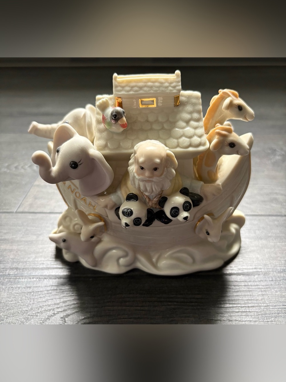 Lenox Noah's Ark Porcelain Piggy Bank - EUC